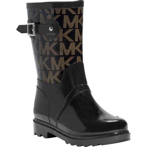 white michael kors rain boots